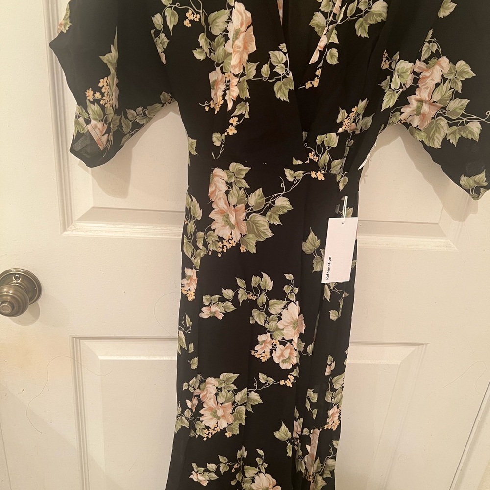 Reformation floral maxi dress